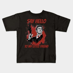 Scarface Memorable Scenes Kids T-Shirt